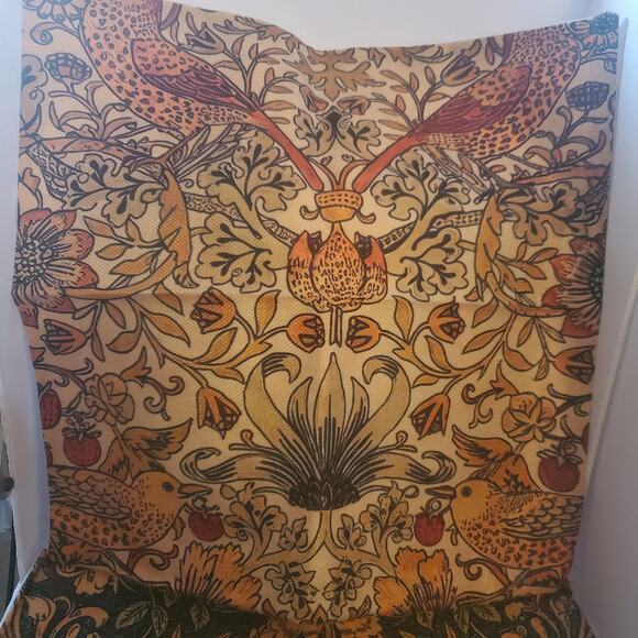 William Morris Botanical Pillowcase Cover Only 18"x18" Traditional Cottage Core - Picture 2 of 5